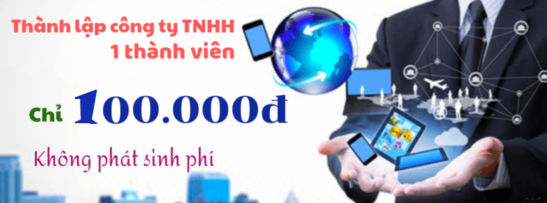Thành lập công ty 1 thành viên