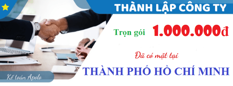 Thành lập công ty doanh nghiệp trọn gói