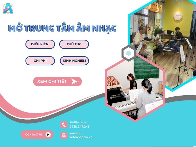 Thủ tục thành lập trung tâm âm nhạc: Hướng dẫn chi tiết từ A - Z
