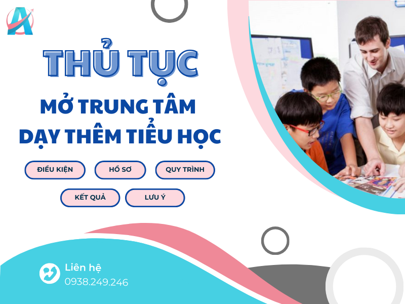 mở trung tâm dạy thêm tiểu học