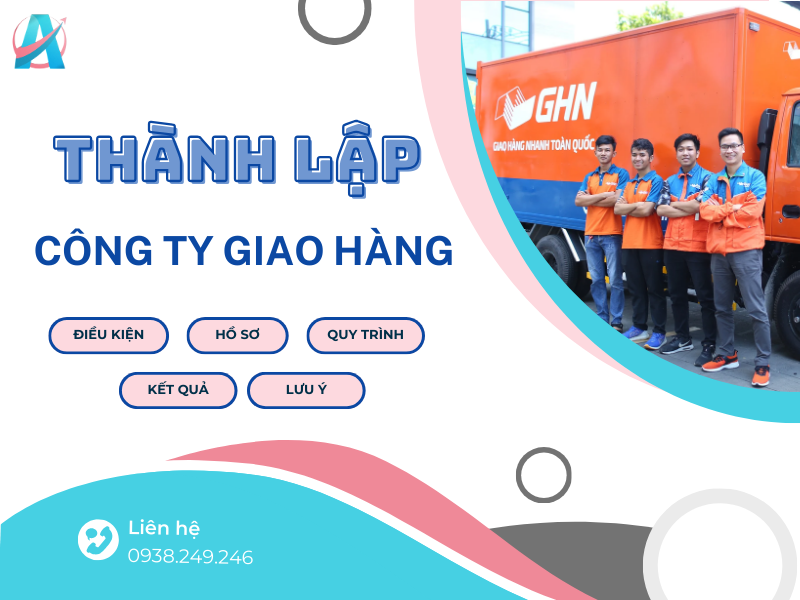 thành lập công ty giao hàng