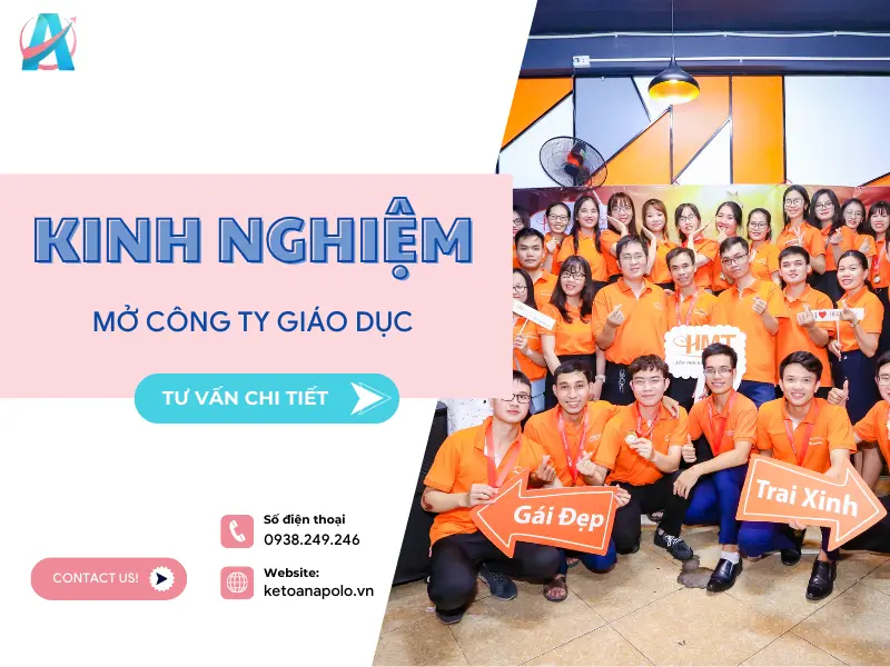 KINH NGHIỆM MỞ CÔNG TY GIÁO DỤC THÀNH CÔNG A-Z
